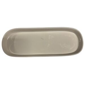 Rea Dunn Plant Tray Decorative‎ Plate Long Narrow Centerpiece Table Decor Beige